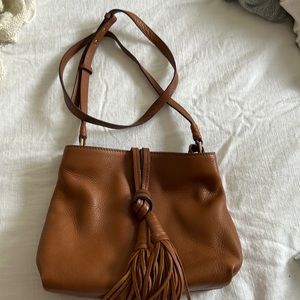 Vince Camuto Brown Leather Crossbody Bag